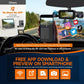 360° Dash Cam Front and Rear Inside, 4 Channel FHD 4 * 1080P, Wi-Fi GPS Voice Control Car Camera, Front 2K+1080P*2 Dash Camera for Cars, with 64GB SD Card, Night Vision, 24H Parking Mode(N300)