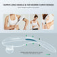 MEGAWISE Handheld Back Massager | Deep Tissue Percussion Massage for Back, Neck, Shoulders, Waist and Legs (Cordless Off-White)