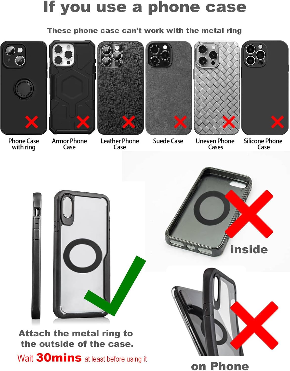 snanlen Upgraded 360° Nano Gel Vacuum Magnetic Phone Holder, Car Phone Holder for Magsafe[108+LBS Strongest Suction & 3000gf Strongest Magnetic], Suction Cup Phone Mount for Car/for iPhone 17 Pro Max