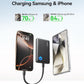 INIU Portable Charger, Ultra Slim 45W Fast Charging with Attached USB C Cable, Flight-Safe 10000mAh PD Power Bank Battery Pack, Travel Essential Phone Powerbank for iPhone 17 16 Samsung S25 Google etc