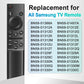 Universal for Samsung TV Remote Control Replacement, Compatible with All Samsung Remote Control for Smart TV Universal Remote for All S-amsung Smart Curved Frame QLED LED LCD HDTV 3D Series TVs
