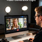 Computer Zoom Lighting for Video Conference, 5" Eye-Caring Ring Light with 50 Modes CRI>97.8, 3000K-6500K for Video Recording/Streaming/Selfie, Desk Lights for Phone/Laptop/Webcam/Monitor