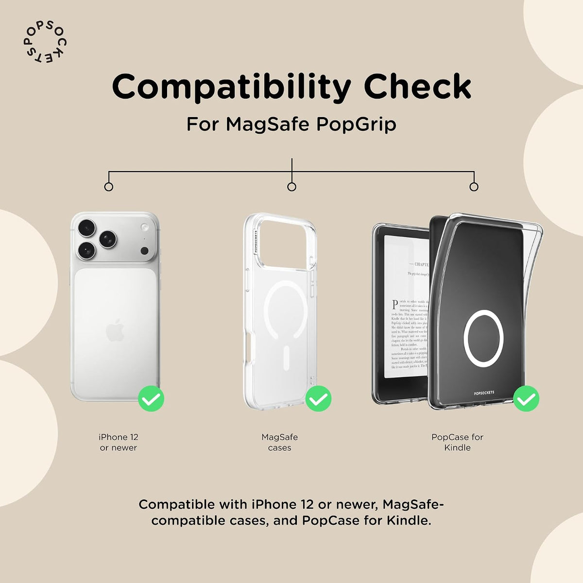 PopSockets Phone Grip with Expanding Kickstand, Adhesive Grip, Cute PopSockets - Purple Fields