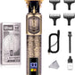 Ufree Professional Beard Trimmer for Men, Zero Gapped T-Blade Hair Clipper & Mustache Trimmer Kit with LCD Display, Precision Edgers for Haircut & Grooming, Barber-Grade Electric Shaver, Gifts for Men