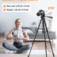 JOILCAN Phone Tripod Stand, 68" Tripod for iPad iPhone Tablet with Remote Universal Holder Carry Bag, Travel Aluminum Tripod for Video Recording Photos Vlogging Compatible with iPad Pro iPhone Camera