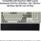 Silicone Wrist Rest for Keychron K10 Pro / K10 Max/ K10 HE / Q6 / Q6 Pro / Q6 Max / Q6 HE / V6 / V6 Max, 17.6" Non-Slip Palm Rest, 100% Full-Sized Mechanical Keyboards Support with Typing Pain Relief
