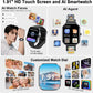 uaue AI Smart Watch with ChatGPT, 1.91" Bluetooth Calling Smartwatch for Men Women, 110+ Fitness Modes Activity Tracker, Sleep/Heart Rate/Calorie Monitor, IP68 Waterproof Step Counter for Android iOS