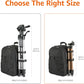 50-inch Lightweight Portable Camera Mount Tripod Stand with Bag, for Travel Photography, Champagne
