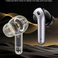 TAGRY Bluetooth Headphones True Wireless Earbuds 60H Playback LED Power Display Earphones with Wireless Charging Case IPX5 Waterproof in-Ear Ear buds with Mic for TV Smart Phone Laptop Computer Sports