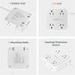 TESSAN Surge Protector Power Strip, 5 Ft Flat Plug Extension Cord with 3 USB (1 USB C) 8 Outlets, 1250W, 900J Protection, 3 Sided Outlet Extender with Power Switch for Office, Dorm Room Essentials