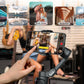 AOCHUAN Phone Gimbal Stabilizer 3-Axis Smartphone Foldable Handheld Gimbal for iPhone with Focus Wheel TikTok YouTube Vlog Stabilizer for iPhone16 15 14 13 12 Pro Max Android-Smart XE