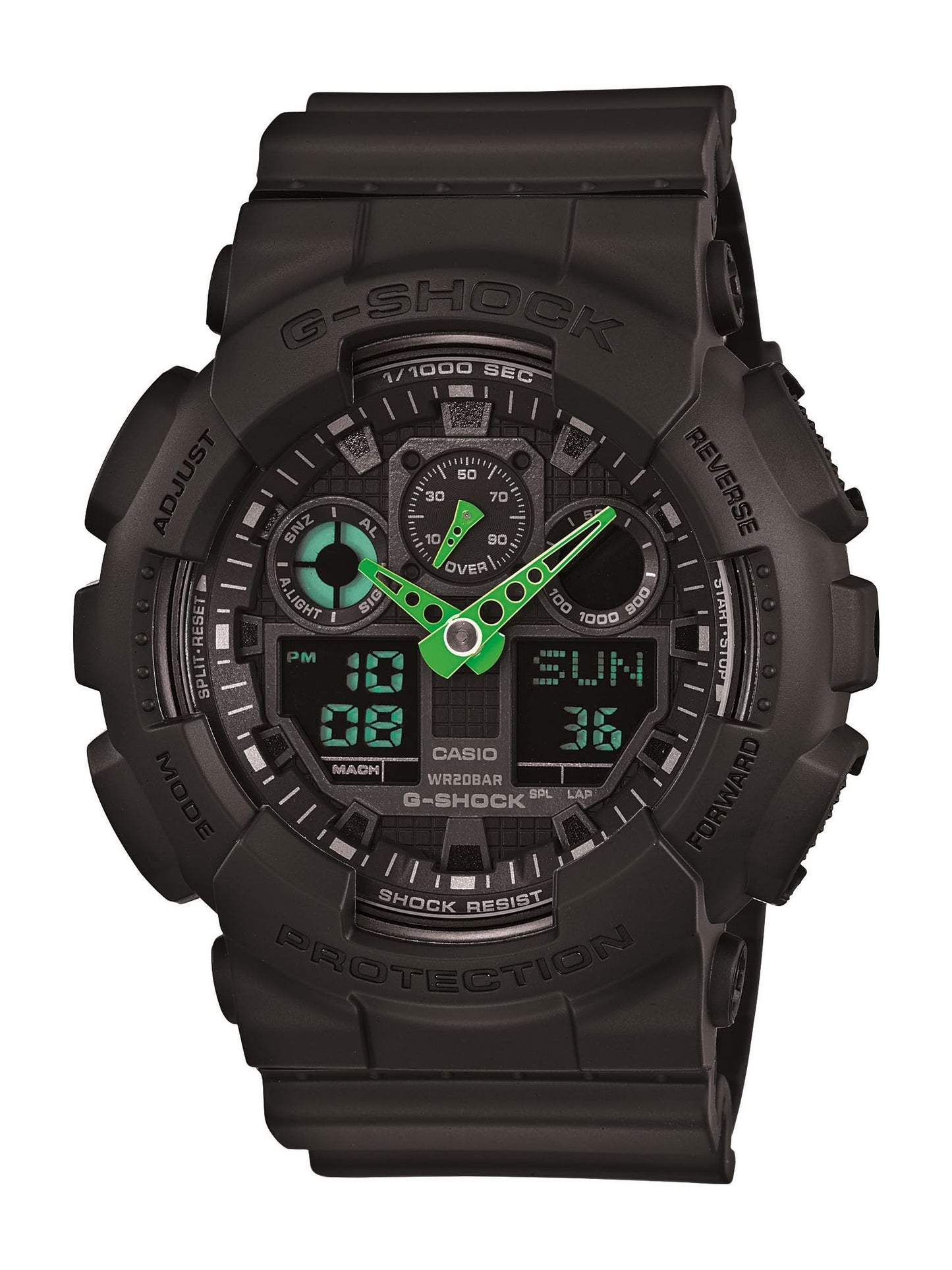 Casio Men's GA-100 XL Series G-Shock Quartz 200M WR Shock Resistant Watch