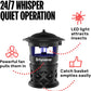 Dynatrap DT2030SR Fly Traps Outdoor - Mosquito & Flying Insect Killer for 1 Acre – Kills Mosquitoes, Flies, Gnats, Wasps - Bug Zapper Alternative - Black