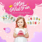MelodySusie Portable Kids Nail Dryer, Mini Nail Fan Quick Nail Dryer for Regular Polish Manicure Tool, Safe for Hands, Skin, Children's Gift, Great Gift Stocking Stuffers for Girls