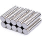 MIN CI 100 Pcs Strong Round Small Rare Earth Magnets, Mini Refrigerator Neodymium Magnets Disc for Whiteboard Locker Fridge DIY Crafts Dry Erase Board Cabinets