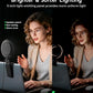 Computer Zoom Lighting for Video Conference, 5" Eye-Caring Ring Light with 50 Modes CRI>97.8, 3000K-6500K for Video Recording/Streaming/Selfie, Desk Lights for Phone/Laptop/Webcam/Monitor