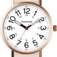 Hourstar Women's Analog Nurse Watch with Second Hand for Nursing, 12/24 Time, Silicone Band, Easy Read