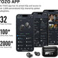 TOZO NC9 Hybrid Active Noise Cancelling Wireless Earbuds, 6 Mics ENC Clear Call, IPX8 Waterproof, in Ear Bluetooth 5.3 Headphones Stereo Bass Ear Buds 59H Playtime with LED Display 32 EQs via APP