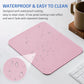 ZYAOTWQZ Pink Mouse Pad, Nice and Cute Mouse Pad, Splash-Proof Textured 10.2 x 8.2Inch, Stitched Edge Non-Slip Waterproof Rubber
