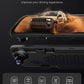 WOLFBOX G840S 12" 4K Mirror Dash Cam Backup Camera, 5.8GHz WiFi Smart Rearview Mirror for Cars & Trucks, Front and Rear View Dual Cameras, Night Vision, Parking Assistance, Included 32GB Card & GPS