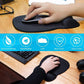 MROCO Ergonomic Mouse Pad with Gel Wrist Rest, Smooth Wrist Support Surface, Non-Slip PU Base for Pain Relief, Comfortable Mousepad for Computer, Laptop, Office & Home, 9.4 x 8.1 in, Black