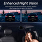 Pelsee P1 Duo 4K Dash Cam Front and Rear, 64GB SD Card, 4K+1080P Dual Dash Camera for Cars, Wi-Fi & App Control, 1.5’’IPS Display Car Camera, Voice Control, Night Vision, 24H Parking Mode, G-Sensor