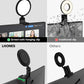 Computer Zoom Lighting for Video Conference, 5" Eye-Caring Ring Light with 50 Modes CRI>97.8, 3000K-6500K for Video Recording/Streaming/Selfie, Desk Lights for Phone/Laptop/Webcam/Monitor