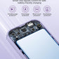 Portable Charger 10000mAh PD20W w/Built-in Cables & Wall Plug Purple