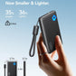 INIU Portable Charger, Ultra Slim 45W Fast Charging with Attached USB C Cable, Flight-Safe 10000mAh PD Power Bank Battery Pack, Travel Essential Phone Powerbank for iPhone 17 16 Samsung S25 Google etc