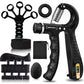 5-Pack Grip Strength Trainer Set – Hand Grippers, Finger Trainer, Forearm Strengthener & Grip Ball