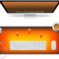 Heated Desk Pad Mouse Pad - Heated Desk Mat - Warm Desk Pad - 3 Levels Heating & 4 Hours Auto Shut-Off, PU Leather Mouse Pad - 31.5 x 13 inch(Dull Black)
