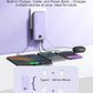 Portable Charger 10000mAh PD20W w/Built-in Cables & Wall Plug Purple