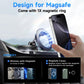 ANDERY Car Phone Holder for Magsafe [78+LBS Strongest Suction & 2400gf Magnetic] 360° Adjustable Car Phone Mount, Phone Holders for Your Car for iPhone 17 Pro Max 16 15 14 13 12 Air Plus, Carbon Fiber