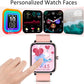 Smartwatch for Women - Call, Fitness Tracker, Heart Rate & Sleep Monitor, 1.69" Touch Screen, Waterproof - For Android & iPhone, Pink