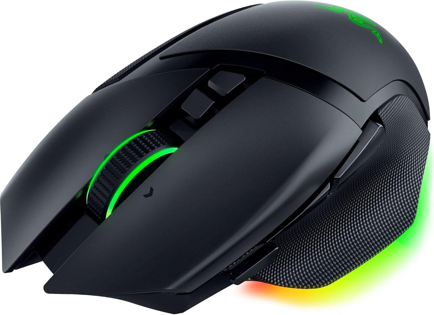 Razer Basilisk V3 Pro Wireless Gaming Mouse, HyperScroll Tilt Wheel, 30K DPI Sensor, Gen-3 Optical Switches, 13-Zone Chroma RGB, 13 Programmable Controls, 3 Connection Modes, Black