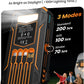 SOARAISE Solar Charger Power Bank - 48000mAh Wireless Portable Charger Built-in 4 Cables and 4 Solar Panels, PD QC 3.0 Fast Charging USB C Battery Pack with Flashlight for Camping Travel