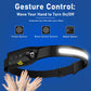 Headlamp Rechargeable (3-Pack), LED Head Lamp Flashlight, 230° Wide Beam Headband Light, 400 Lumen Super Bright, Waterproof Headlight, 5 Modes for Running, Fishing, Hiking, Camping