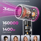 SHRATE Professional High Speed Ionic Hair Dryer | Ultra-Fast Drying | 500 Million Negative Ions | Low Noise | 160000 RPM | Compact Blow Dryer with Magnetic Diffuser for Faster Drying All Hair Types