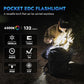 WUBEN E7 1800 Lumen Rechargeable Mini Flashlights with Magnet - Super Bright 6 Modes EDC Flashlight, Typ-C Rechargeable LED; IP68 Pocket Flashlight for Headlamp Use, Rescue, Camping