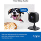 Tapo 1080P Indoor Wired Security Camera - Works as a Baby Monitor & Pet Camera, Motion Detection, 2-Way Audio, Siren, Night Vision, Subscription-Free Local Storage or Optional Cloud, C101