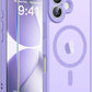 FNTCASE for iPhone 17 Case: [Compatible with Magsafe] Translucent Matte Cases with [Full Camera Protection] [Screen Protector] Military Grade Shockproof Protective Phone Cover - Light Purple