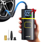 AUXITO AS1 Tire Inflator Portable Air Compressor - 150PSI Bike Pump 1Min Fast Inflate with Tire Pressure Gauge, 5200 mAh, LED Light, Car Accessories Air Pump for Auto, Moto, Bike Car Gifts for Men