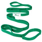 Abiarst Stretching Strap Yoga Straps for Physical Therapy, 10 Loops Non-Elastic Stretch Band for Pilates, Flexibility, Exercise and Gymnastics