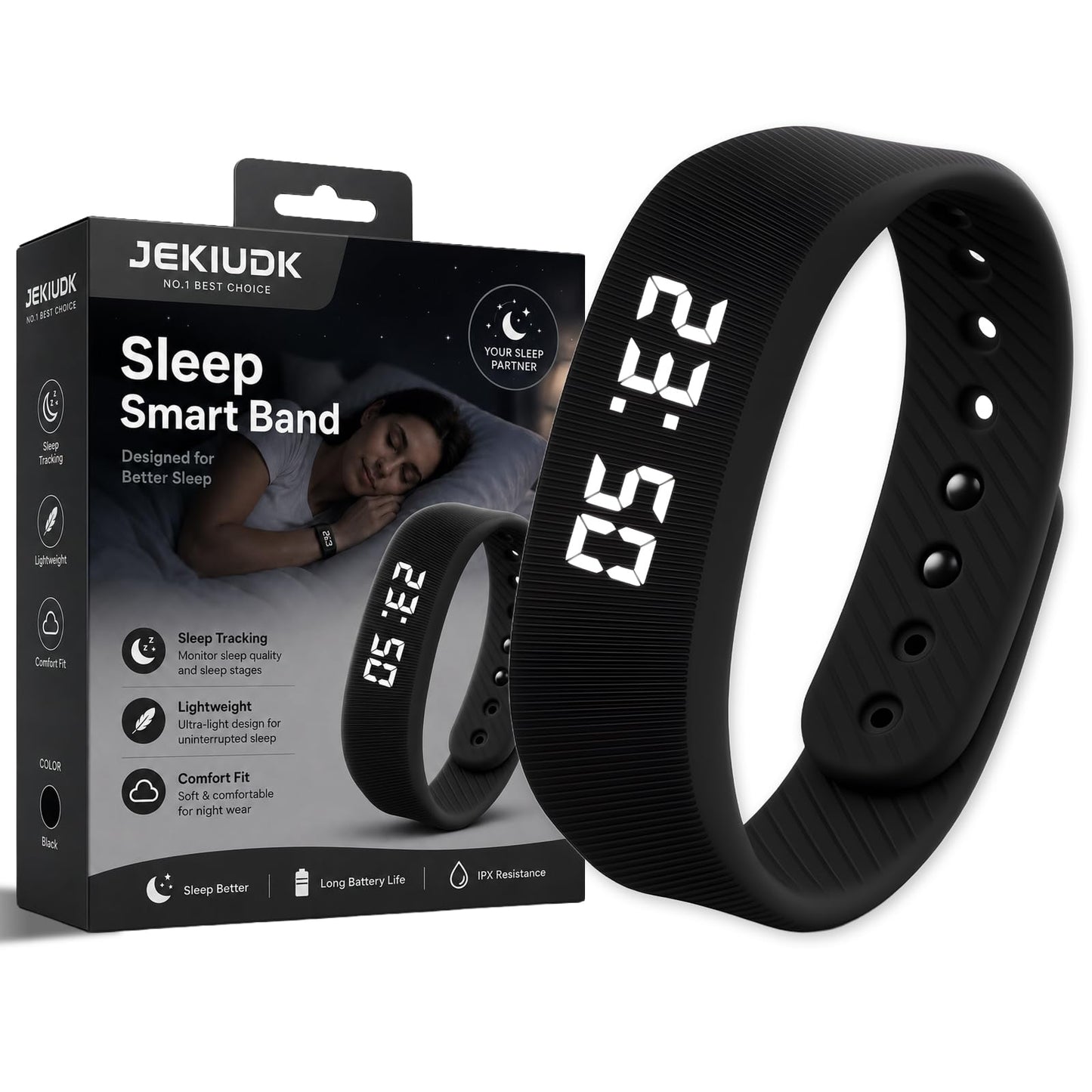 Alarm Clock Smart Watch Bracelets for Mens Digital Heavy Sleepers Vibrating Wristband Sleeps Wrist Womens Tracker Vibro Onyx Vibration Silent Small Distance Teens Shock Despertador Band Alert