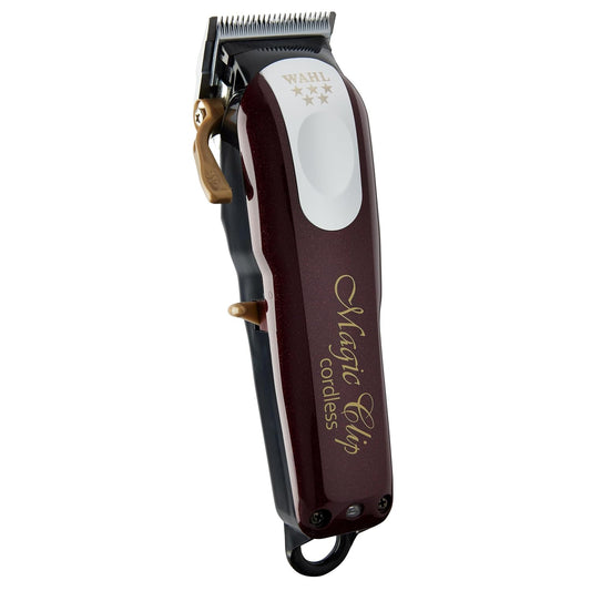 Wahl Professional 5 Star Series Magic Clip Cordless Hair Clipper, Stagger-Tooth Blade Professional Hair Trimmer with Attachments, 100+ Minute Run Time