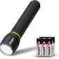 Energizer LED Flashlight Vision PRO, Ultra Bright 1000+ Lumens, IPX4 Water Resistant, Aircraft-Grade Aluminum LED Light, Rugged Metal Flash Light for Outdoors, Emergency Power Outage, Black