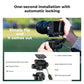 K&F CONCEPT Camera Tripod, 75" Lightweight Portable Travel Outdoor DSLR Tripods for Camera Phone Video Recording Tripod Stand, Cellphone Clip for Smartphone Live Streaming Vlog, Black