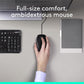 Logitech MK120 Wired Keyboard and Mouse Combo for Windows, Optical Wired Mouse, Full-Size, USB, Compatible with PC, Laptop - Black