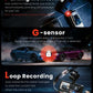 3 Channel Dash Camera for Cars,Triple Lens 4K+1080P+1080P Dash Cam Front Rear Inside,Built-in 5G WiFi & App, Night Vision,24H Parking Mode,Loop Recording,170° Wide Angle,32GB Card Included(Black)
