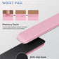 Computer Keyboard Wrist Rest Stand for Desktop, Keyboard Holder for Easy Typing with Wrist Pad for Office Desk, Home, School (Pink)